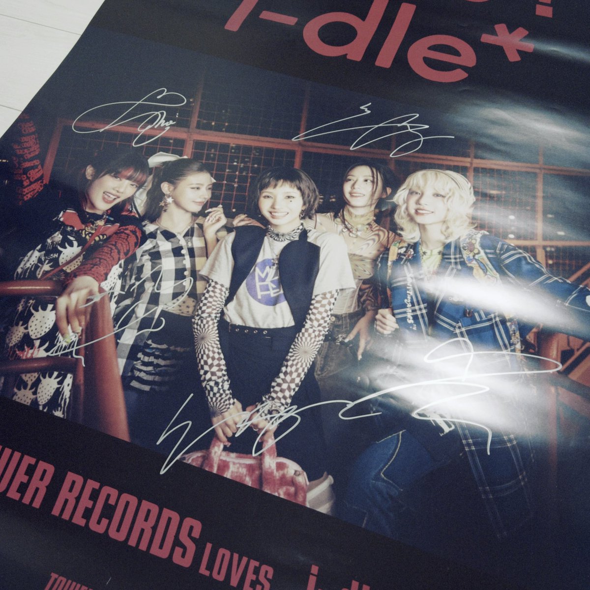 アイドゥルのポスター当選🎉 推しの直筆サイン本当にうれしいです