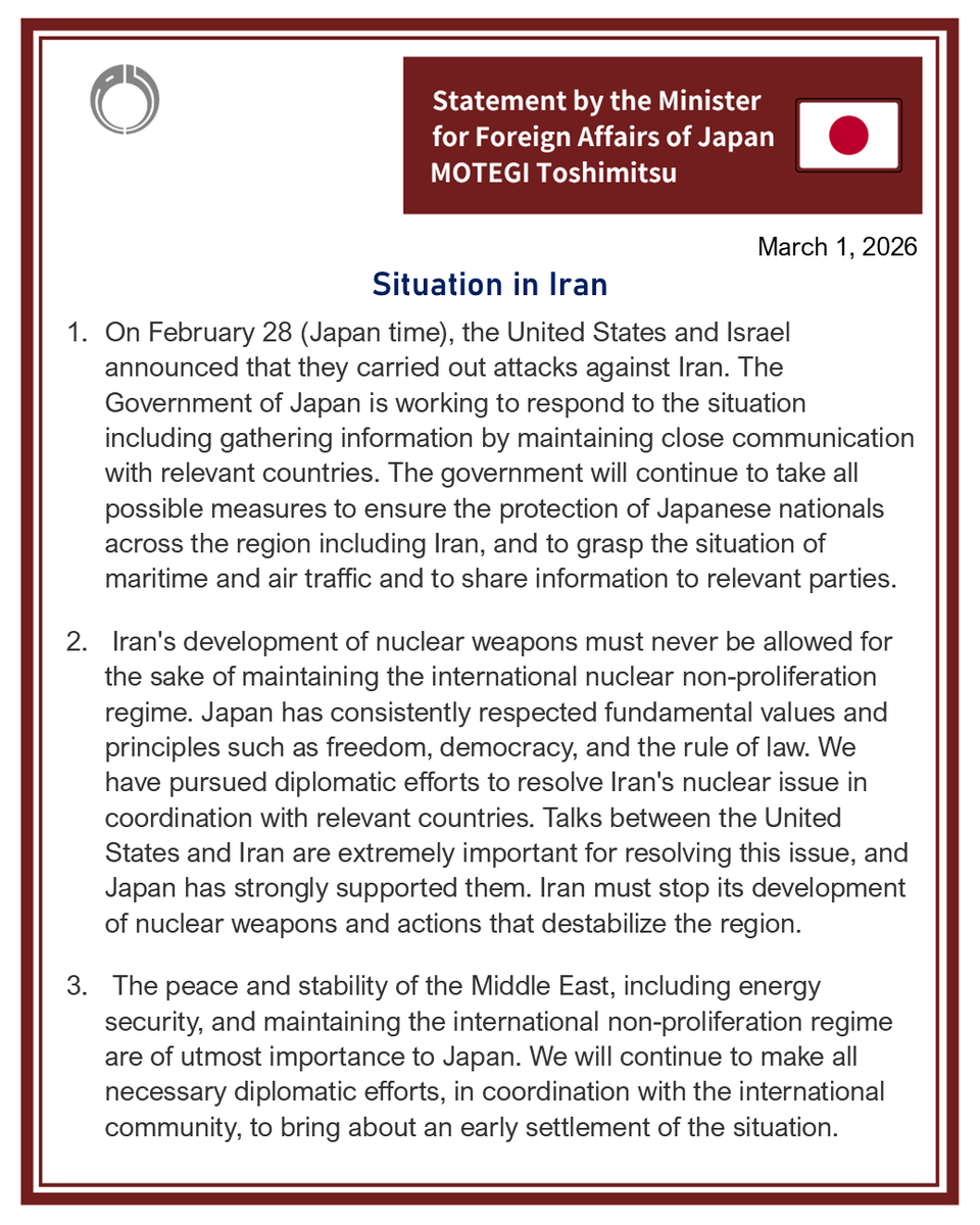 MOFA of Japan tweet media