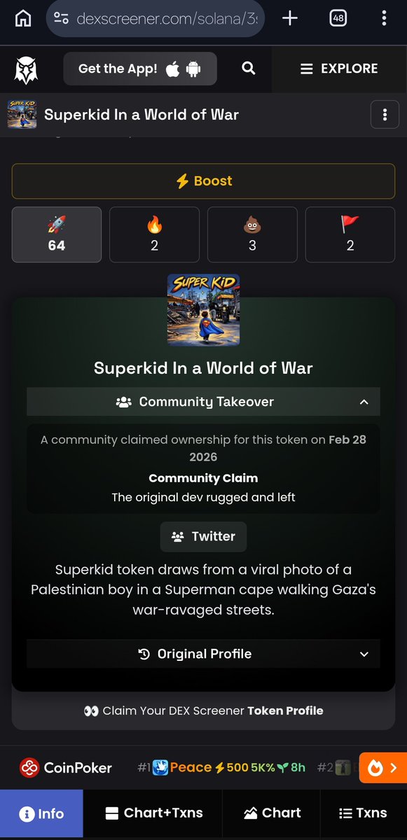 Hit that rocket bois🔥

$SUPERKID WILL BE MASSIVE!

4VbqSRVQKMPfRYTbZmLnc2EGaXPG8mNY9rVacZe3pump