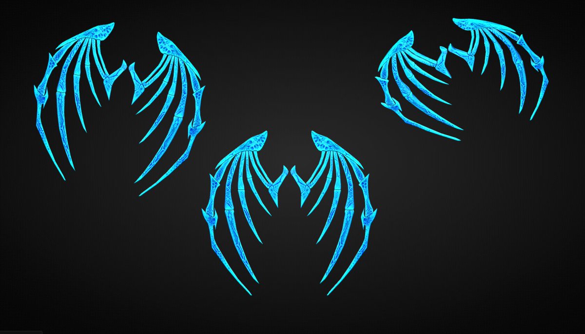 AymaneStudio's tweet photo. ❄️ Icey skeleton wings ❄️
costum roblox ugc
 -coms opened-  
Discord username: elkorri 
#3dart #wings3d #RobloxUGC #blender #ice https://t.co/GsgT1RA7YD