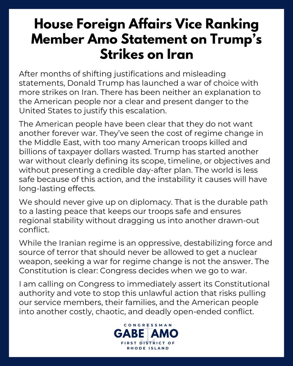 Congressman Gabe Amo tweet media