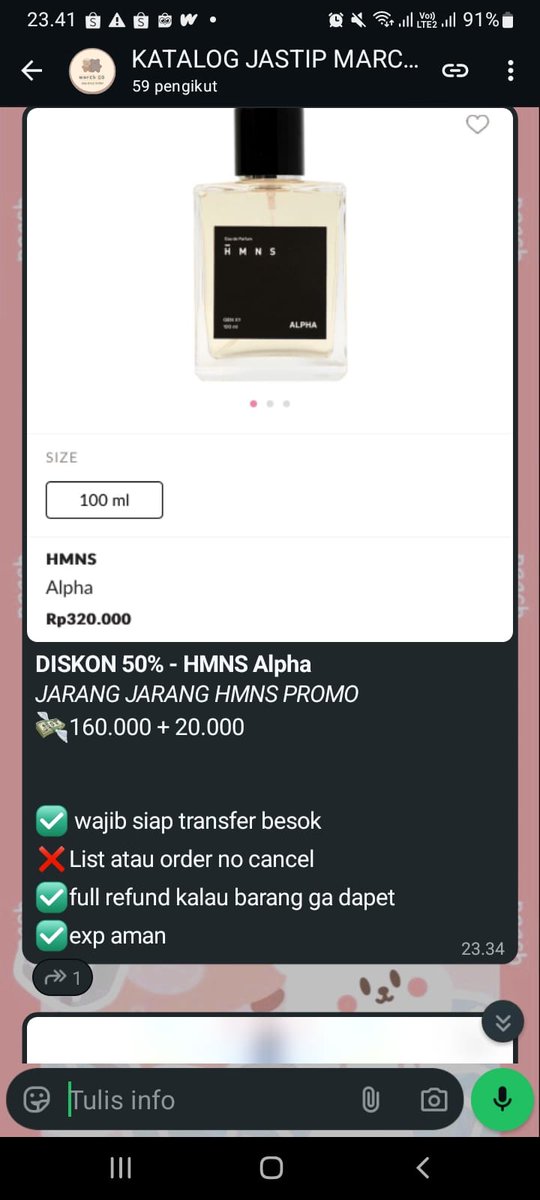_marchgo's tweet photo. KAPAN LAGI KAN PARFUM HMNS
SPEAK TO ME DISKON 50%....

LANGSUNG JOIN GRUP KITAAA 
https://t.co/0ApdvXYdXf https://t.co/jm0jk68mNJ