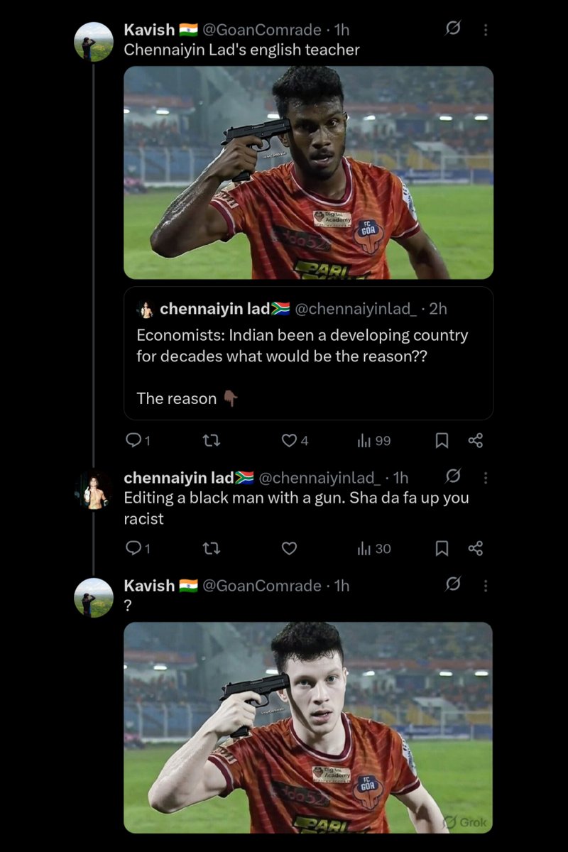 No Context Indian Football tweet media