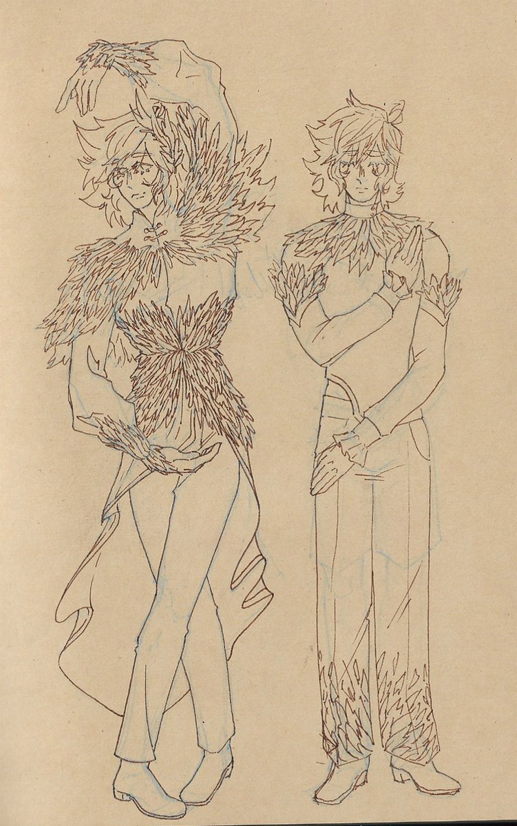 Some old sketch of Ven for old au what i won't work on anymore 😔