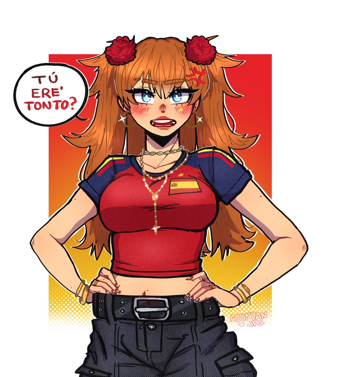 Spanish Asuka nobody asked for (>⩊<)❗️✨
#AsukaLangleySoryu