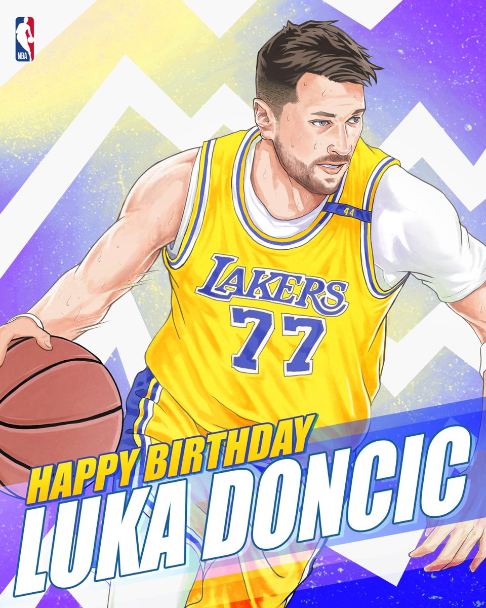 NBA_Philippines's tweet photo. Happy 27th birthday to Luka Doncic 🎂

✨ 6x All-Star 
✨ 5x All-NBA First Team
✨ 2019 Rookie of the Year 
✨ All-Rookie First Team 
✨ 2024 Scoring champion https://t.co/abRCkuTrhR