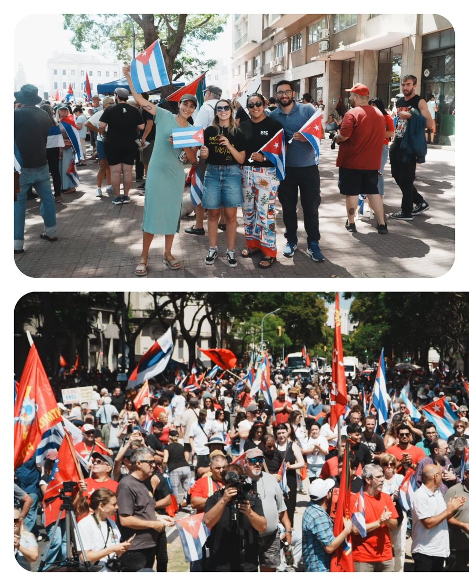 ujc_uy's tweet photo. Solidaridad con Cuba 🇨🇺 🇺🇾 https://t.co/f4KbG1BHgw