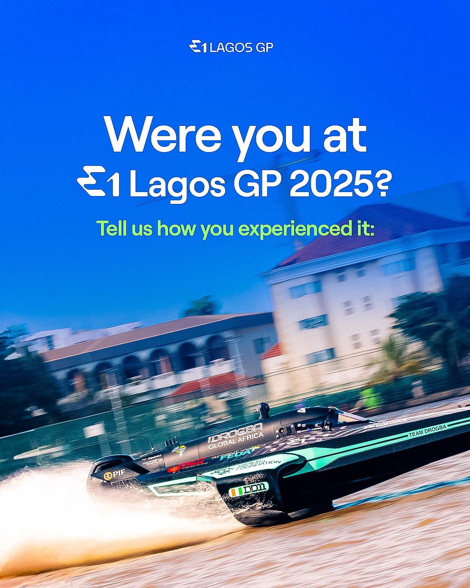 E1 Lagos GP tweet media