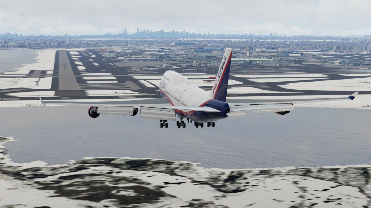 After getting this plane out to Kuala Lumpur and back with a stop in Tokyo, we took some short hops along the Northeast Corridor to Boston and back. We sent everyone over to <a href="/cosylee_/">cosylee ✨️ streamer & creator</a> after we got the good old Boeing 747-400 back to New York.