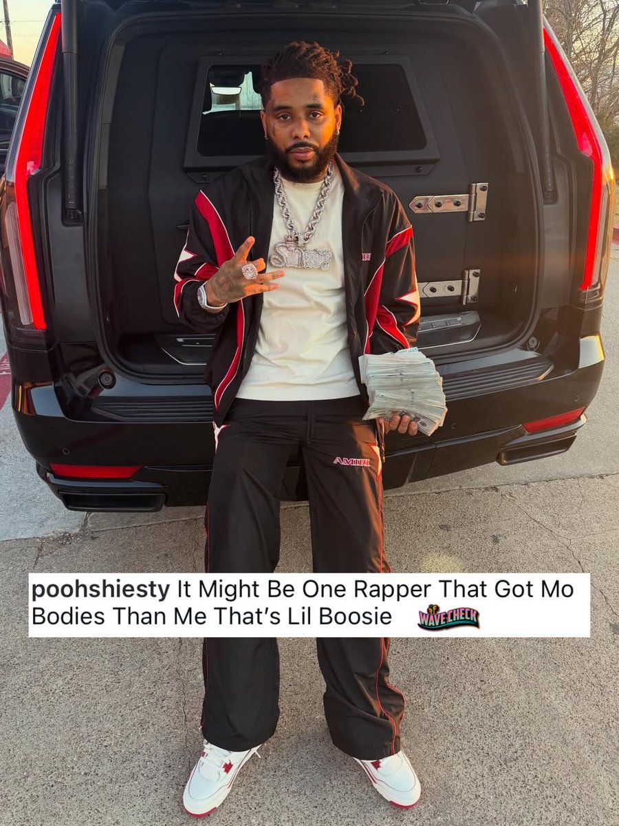 wavecheckers's tweet photo. Pooh Shiesty says the only rapper with more bodies then him is Boosie 🗣️💵 https://t.co/tXkPB0uODo