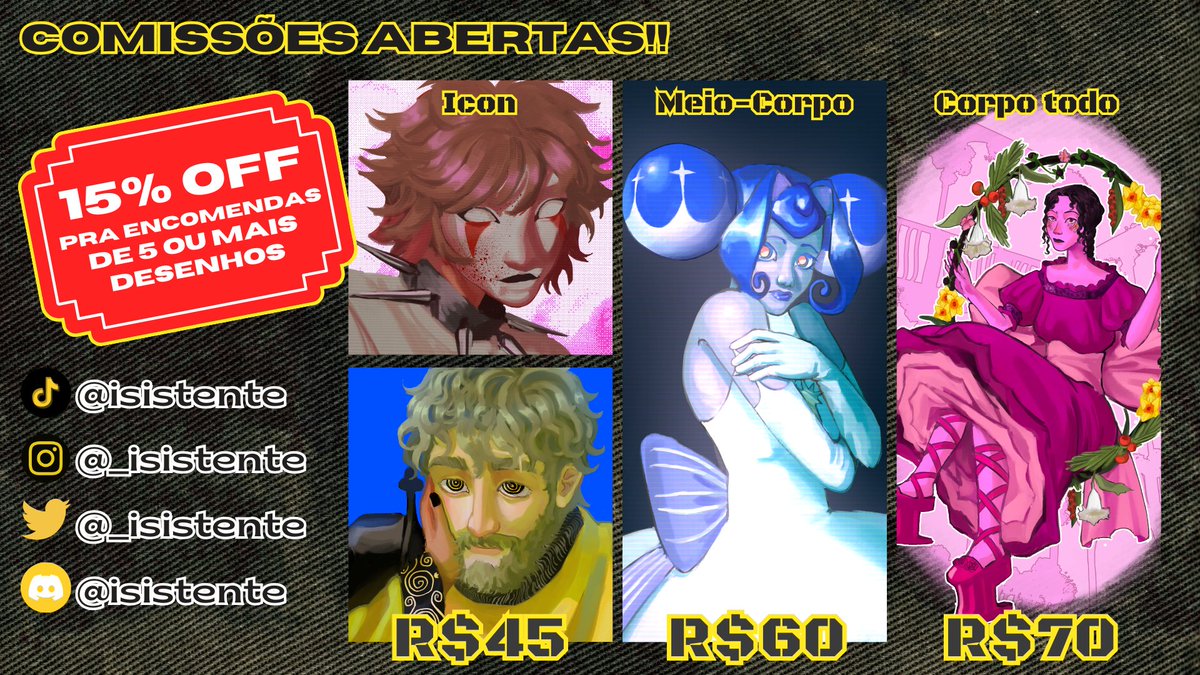 土 I S I S 𖦹 COMMS ABERTAS tweet media