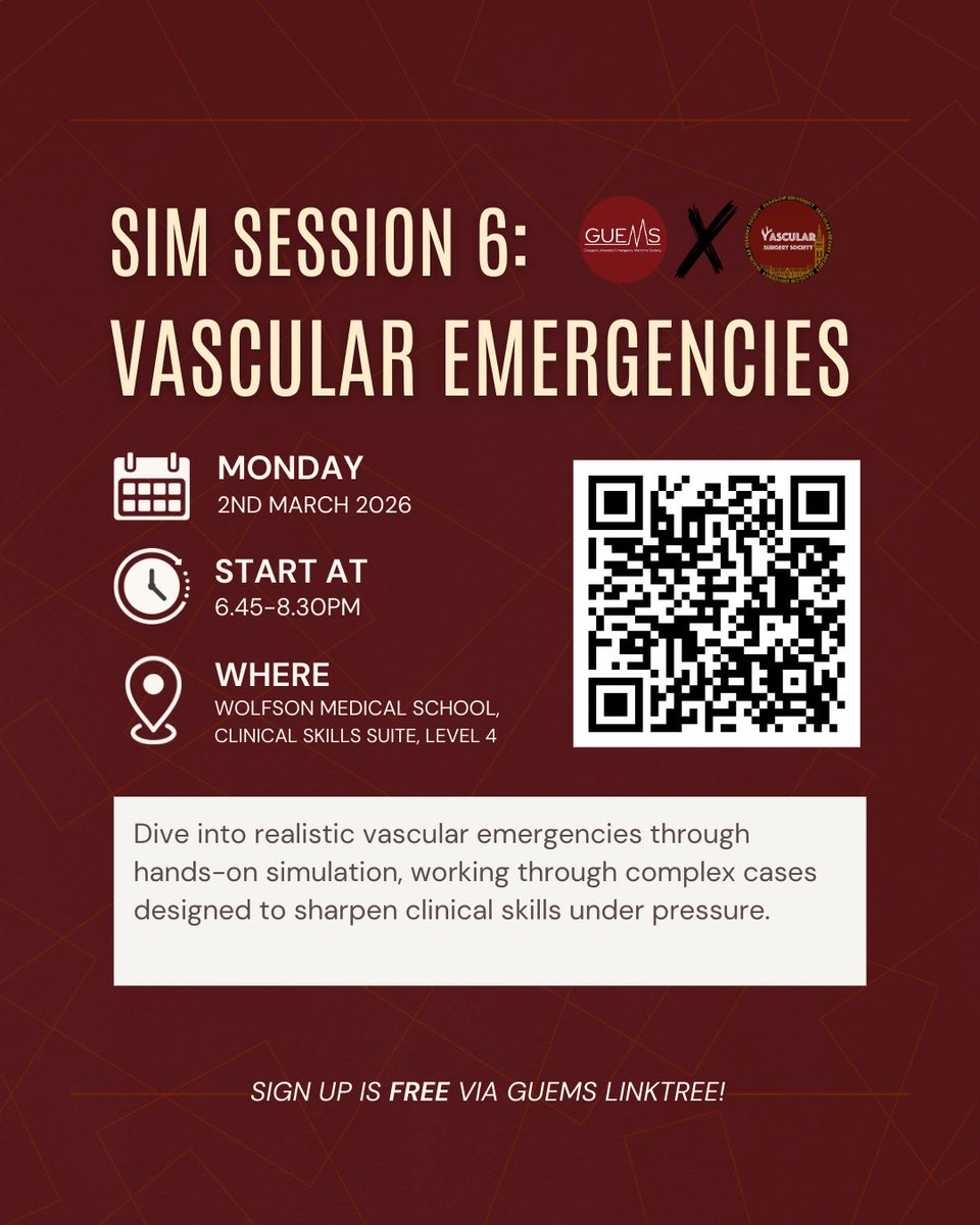 Glasgow University Vascular Surgery Society tweet media