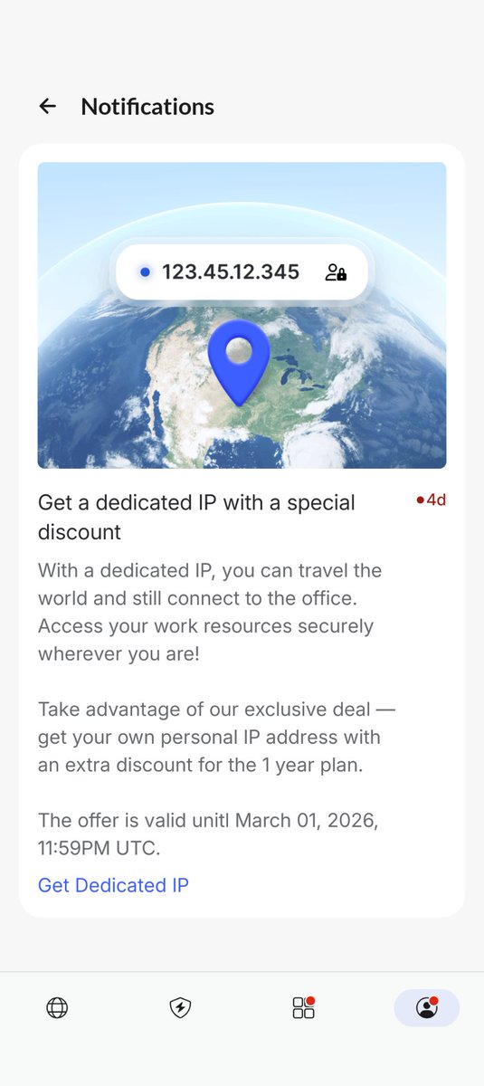 MJKN1GHT's tweet photo. @NordVPN need to get someone to proof read you ads for Dedicated IP.
The example IP v4 address is not valid 😛 https://t.co/acHfpOBBEd