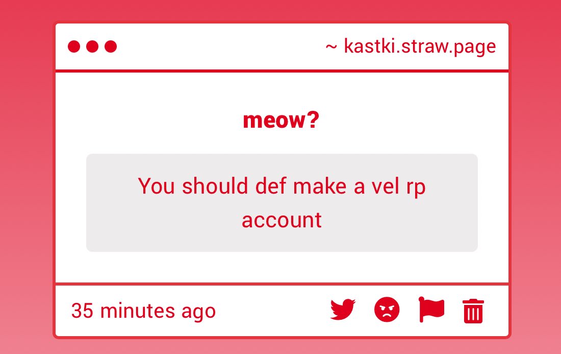 i feel like i’m not good at the rp kind of stuff sorry 😅😅😅 but it’s very sweet you’d want me to!!! vel supremacy always &amp;forever📱❤️