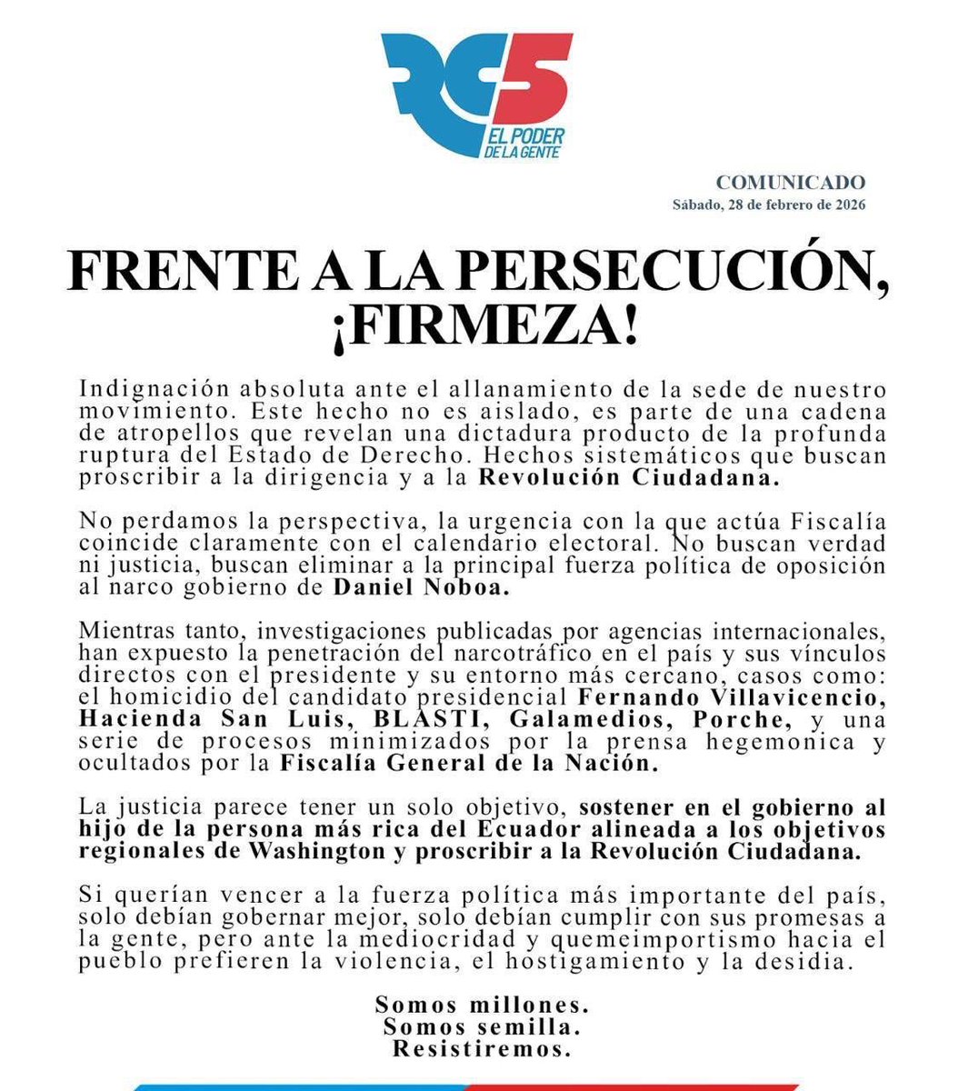 Rafael Correa (@mashirafael) on Twitter photo 