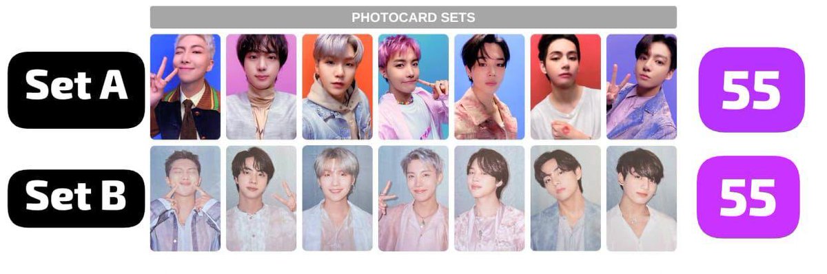 *Repasse de vaga*

Set: Proof colector tae A e yoongi B 

55 cada ou 110 os dois para mim + FreteS para Gom quando solicitado

Gom: <a href="/allyminkook/">Allyツ</a>