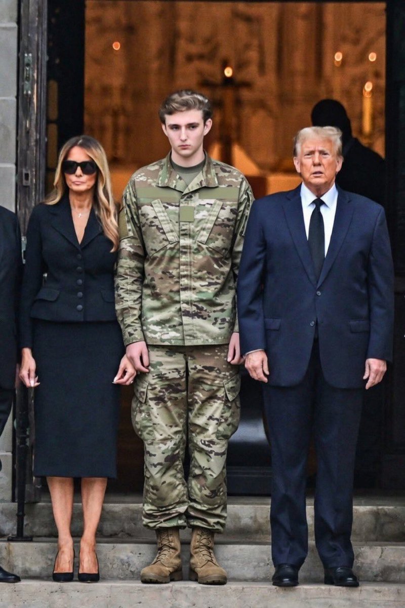 Someone sent me this and said “Trump should send Barron.”

BUT ACTUALLY.

LEADERS USED TO HAVE TO LEAD THE CHARGE INTO W*R TO PROVE THEY WERE REALLY ABOUT IT.

WHEN AND WHY DID THAT STOP???????