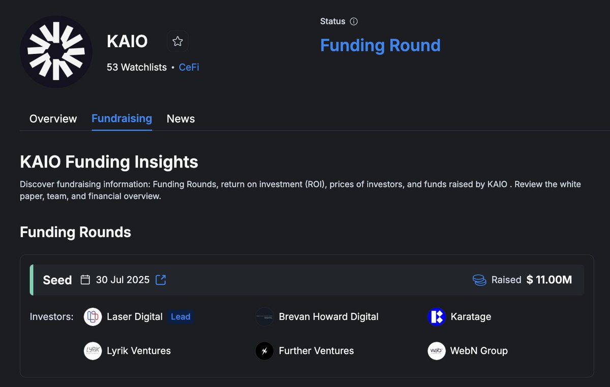 HeathleyETH's tweet photo. 🪂 KAIO Airdrop Adımları

Yakın zamanda 11m$ yatırım almış olan RWA projesi @KAIO_xyz için, Waitlist formu ve Galxe görevleri mevcut. Hızlıca göz atalım:

1️⃣ Waitlist Formu

Aşağıdaki siteden; cüzdan bağlayarak, bilgileri doldurarak ve Mail'e gelen doğrulamayı yaparak Waitlist'e kayıt olabilirsiniz. Bir avantajı olup olmayacağını zamanla göreceğiz.

🔗 https://t.co/d1tLdxjCmy

2️⃣ Galxe Görevleri

Galxe görevleri bildiğiniz gibi basit sosyal medya görevlerini içeriyor. Aslında bazen karışık görevler olabiliyor ama bunlar baya basit diyebilirim. ''Ended'' yazmayanların hepsini hızlıca yapabilirsiniz.

🔗 https://t.co/eE4IyjnsZ7

💬 Galxe tarafının artık eskisi kadar umut vermediğinin farkındayım. Beklentilerimi düşük tuttuğumu da belirtmek isterim. Fakat bazen böyle projeler şaşırtıcı ödüller dağıtabiliyor, çünkü kovalayan çok az insan kalmış durumda. Zaten piyasada maliyetsiz pek bir Airdrop opsiyonu da kalmadığı için, yapılabilir diye düşünüyorum ✍️

Sevgiler ❤️