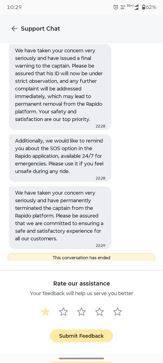 asbee2000's tweet image. @rapidobikeapp I have trust issues because last time in 2024 also i had faced a similar issue i was told action has been taken against the captain but I saw him still getting rides. I want assurance from your team this time on this issue. #rapidoauto