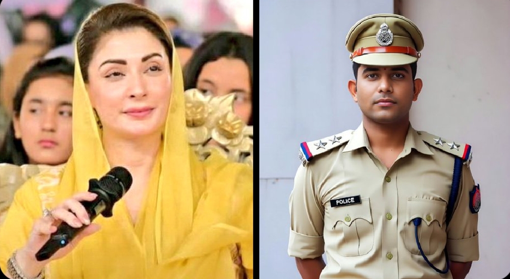 फिल्म स्टार जैसी लगने वाली ये महिला है पाकिस्तान के पंजाब प्रांत की मुख्यमंत्री . . .

Maryam Nawaz नें आदेश दिया है कि पुलिस अब नागरिकों को “ओए”, “तू”, “क्या रे” जैसे शब्दों से नहीं पुकारेगी।
अब बुलाना होगा, “Sir”, “जनाब”, “साहब”, “बरखुरदार” जैसे सम्मानजनक शब्दों से।
एक शब्द