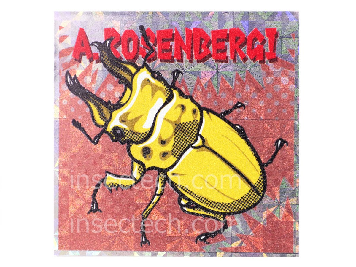 新商品】 駄画紙屋むしーる @aoma_mushino85 オウゴンオニクワガタ 33