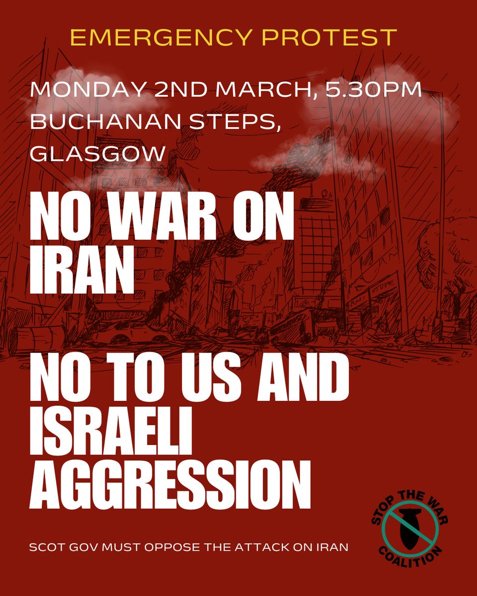 Glasgow Stop the War tweet media