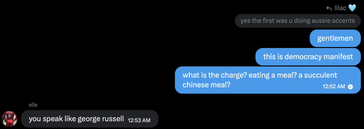 always getting the george russell allegations smh