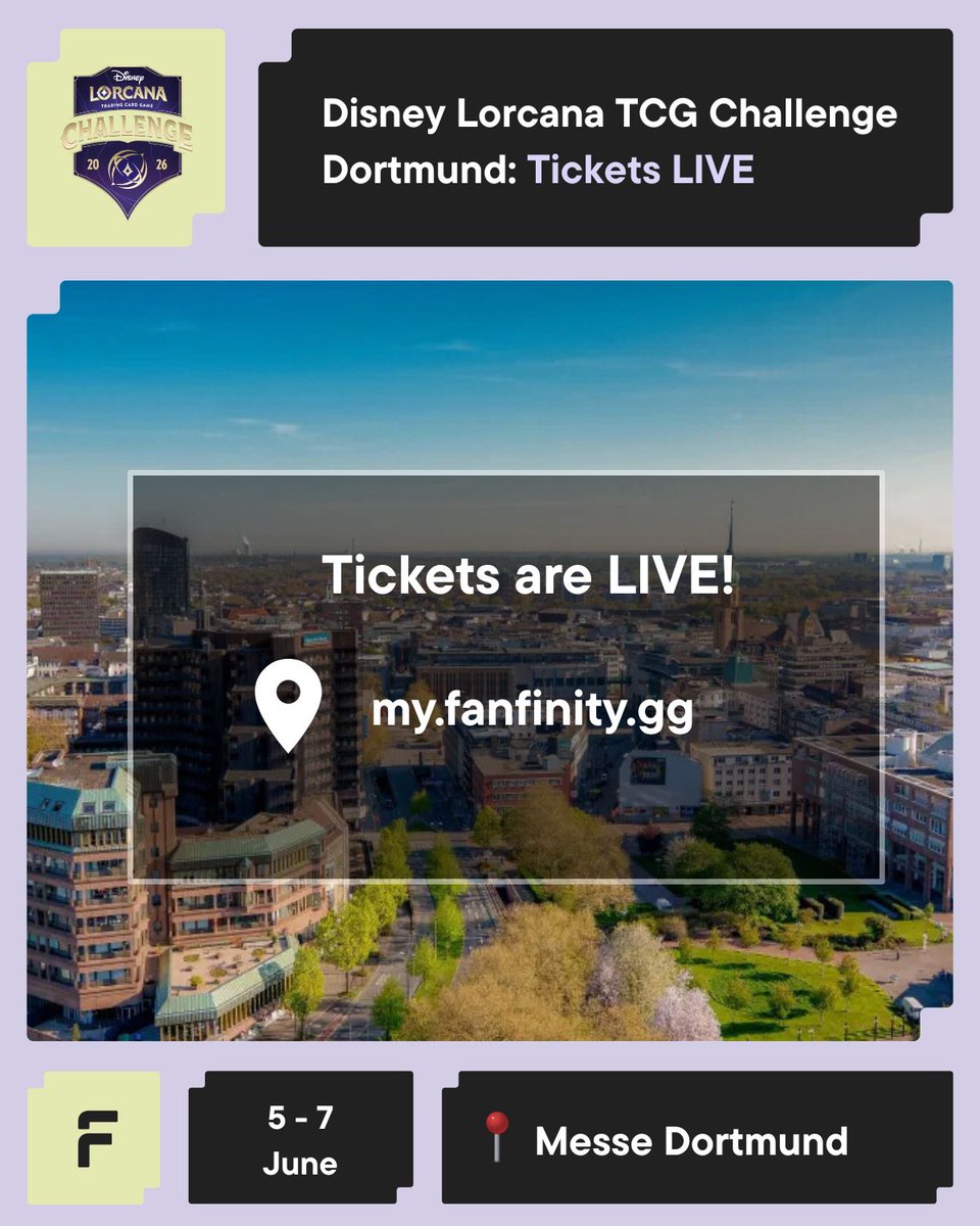 Lorcana tournaments by Fanfinity tweet media