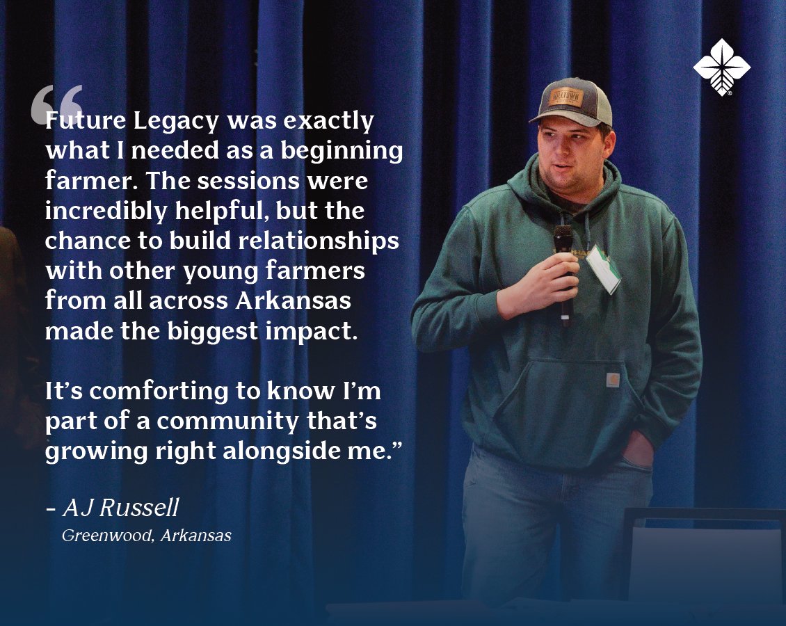 Farm Credit of Western Arkansas recently hosted the bi-annual Future Legacy Conference for young, beginning and small farmers in Arkansas. Learn more about this year's Future Legacy Conference on our website: hubs.ly/Q044Th5n0