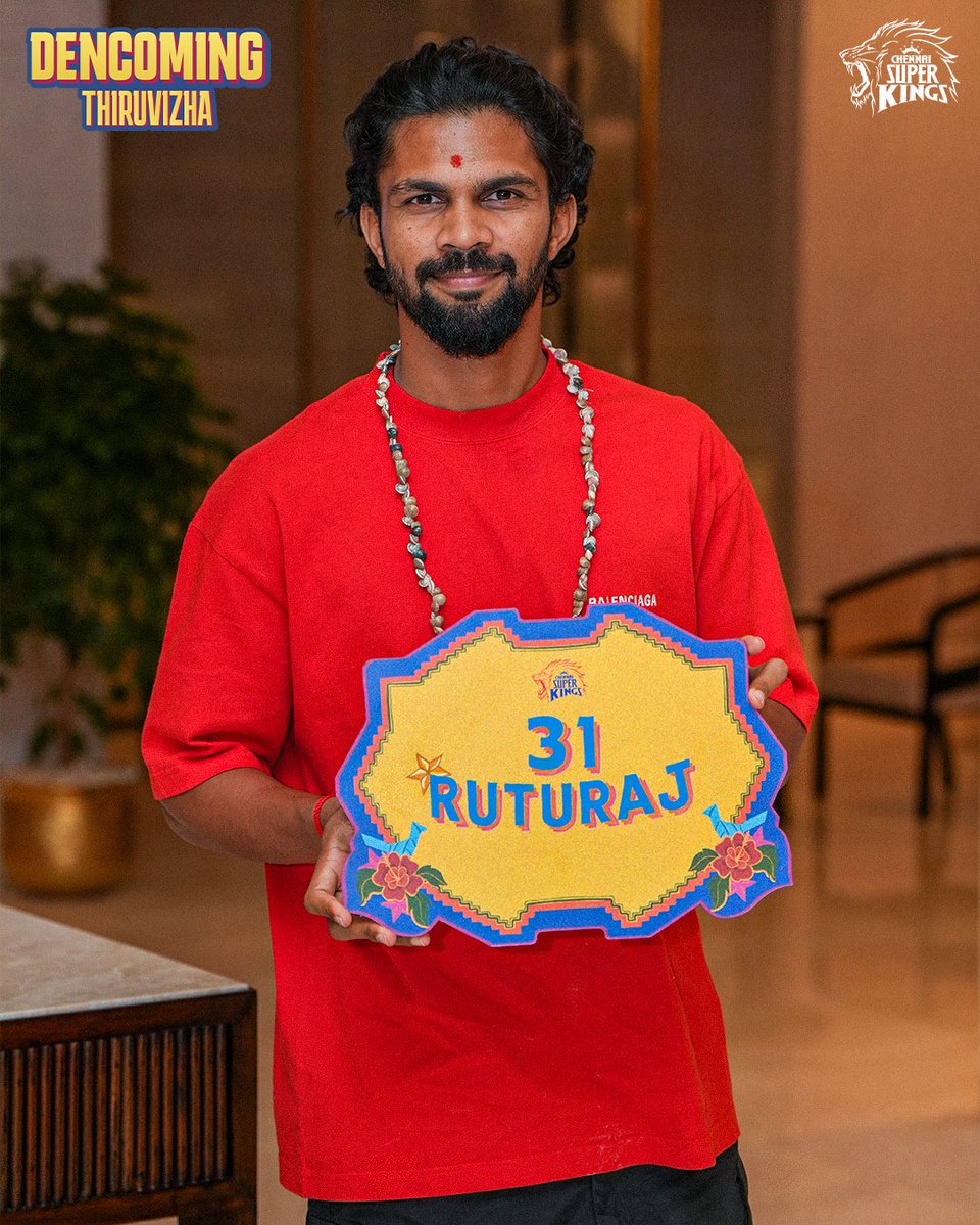 CAPTAIN - Chennai Super Kings! 🦁🔥
Ungal Rutu, in the Den! 🏟️

#WhistlePodu #Dencoming