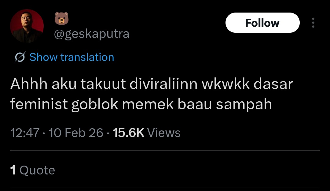wijayasasnaaa's tweet photo. oh @geskaputra pernah dicalled out mutualku karena jadi enablers Mohanjing. https://t.co/Q1Y2UtgvLn