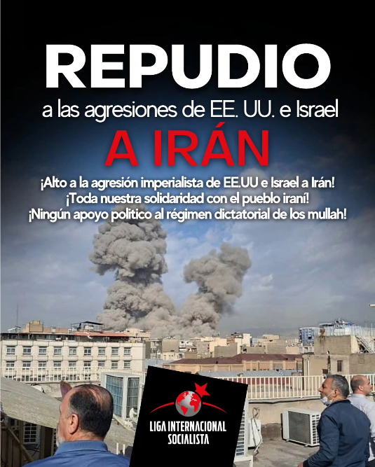 unios_lis's tweet photo. Irán - Repudiamos las agresiones de EE.UU. e Israel a Irán. https://t.co/bi2mv1vrOl https://t.co/oz93UdtBPn