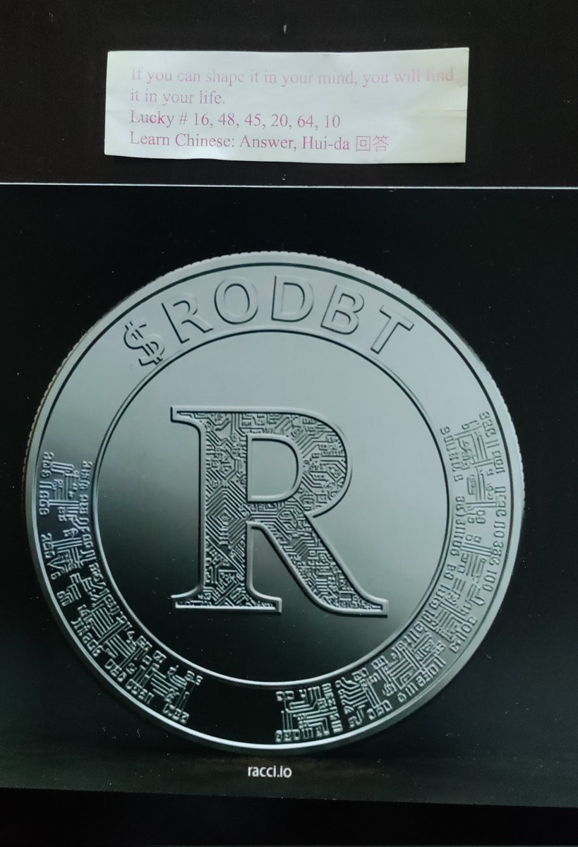 🥠 
Fortune says: “If you can shape it in your mind, you will find it in your life.”
Vision first. Ownership next. Execute. Elevate. Dominate. 💼🪙🎶✊🏿
#BHM2026
💿 #RacciOnDaBeatTrick
$RODBT #SmallBusinessSaturday #MusicOwnership #The4PACKEntMusicGroupInc #L1Symphony 
Pura Vida.4