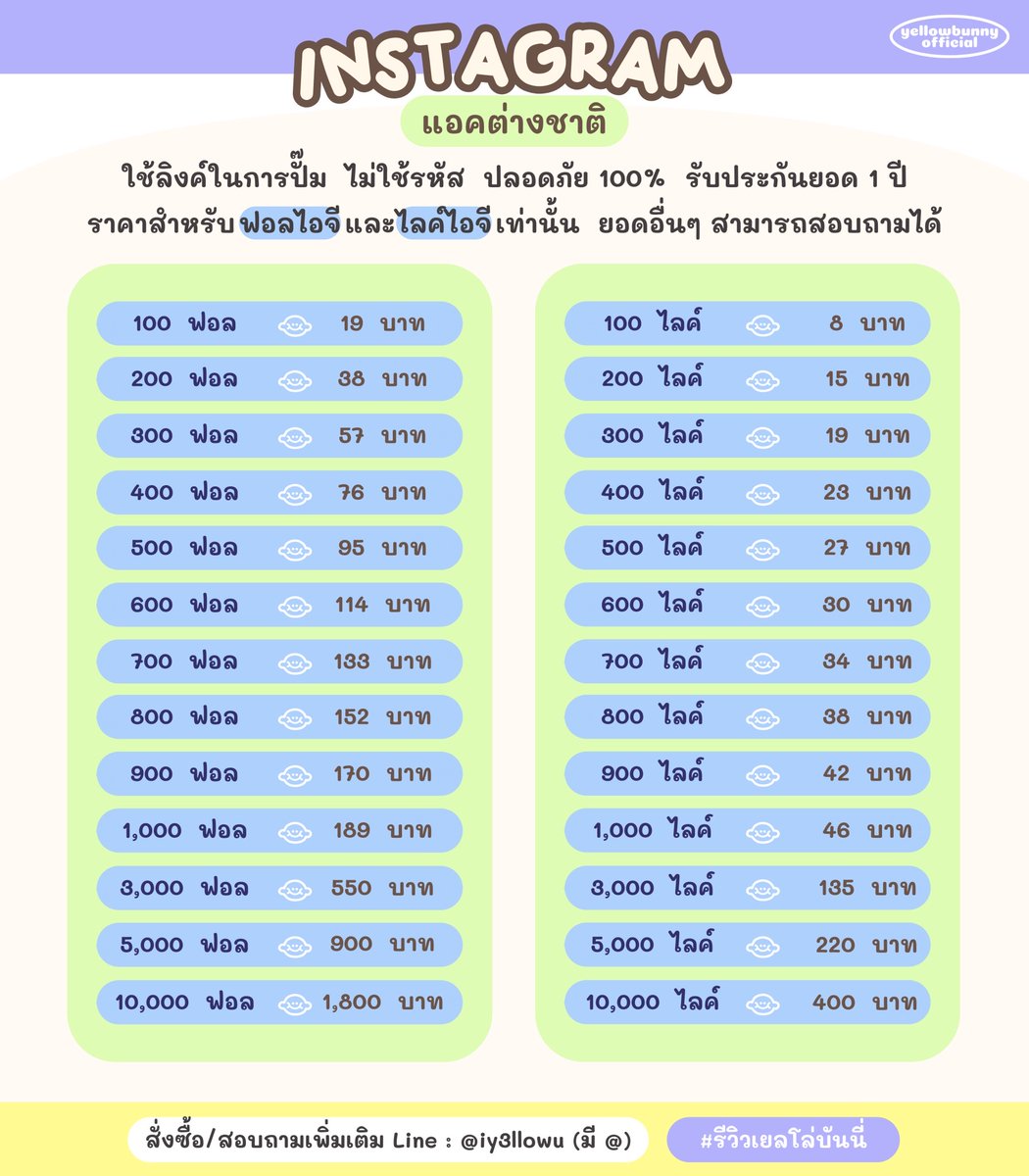 งานไวภายใน 3 นาที🥒

lin.ee/7Dzlv4O 🥕

ยอดไม่ลดประกัน 1ปี
ปลอดภัยเปิดการมองเห็น🥥

#ปั๊มฟอลไอจี #ปั๊มไลค์ไอจี #ปั้มฟอลtiktok