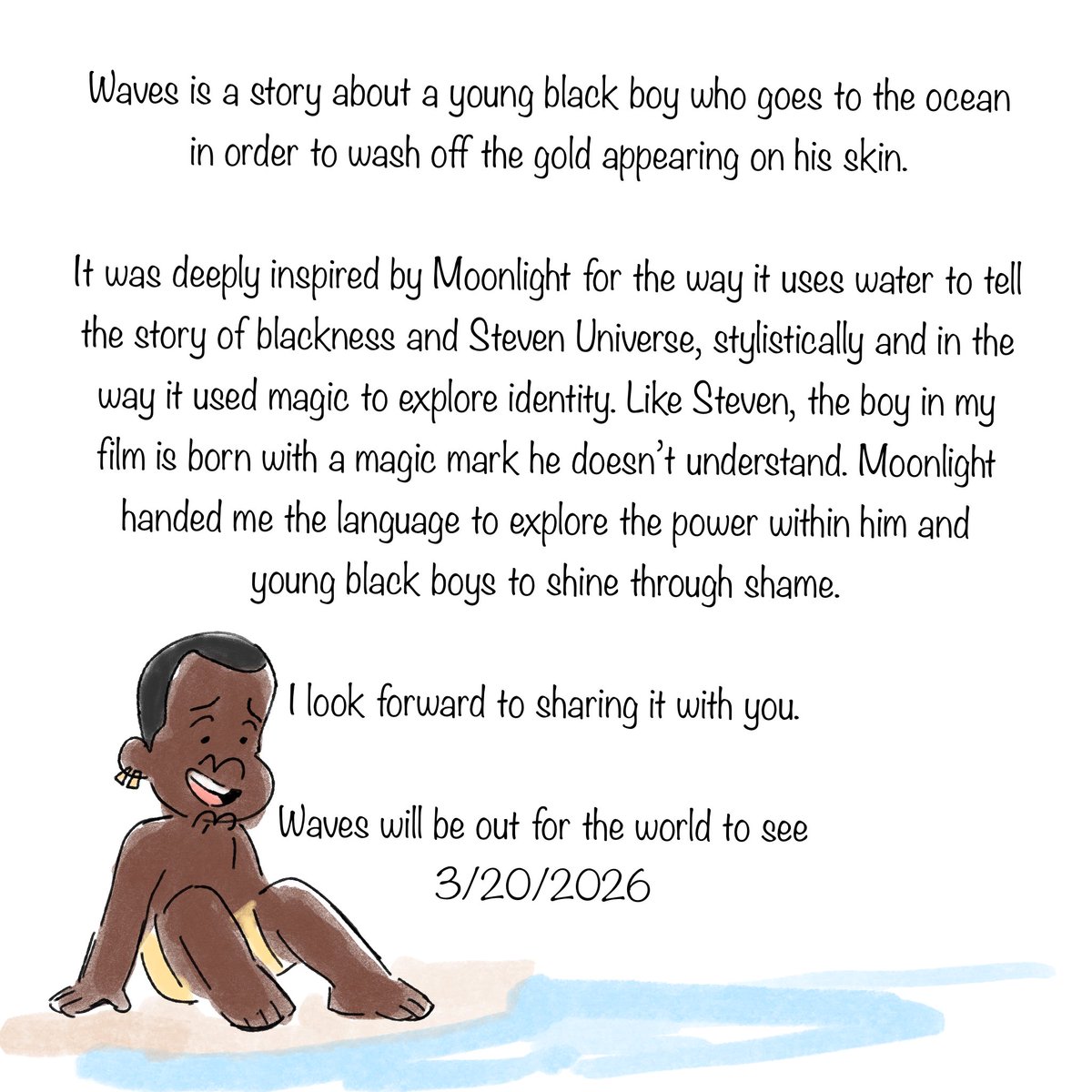 Out on Youtube March 20th. Link in BIO. Black and Magical is the way I’d describe this film. Loving yourself when the world wants to hate you is the greatest power the world has ever seen. I have so many feelings about this film. Please look out for it this March! 3/20/2026