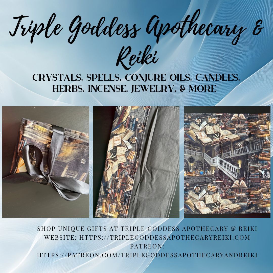 triplegoddessa1's tweet photo. Shop crystals, candles, herbs, tarot cards, incense, and more at https://t.co/dfPAasDPnk #witchcraft #etsy #crystsls #books #tarot #candles #triplegoddessapothecaryandreiki https://t.co/g9FdNhnB1b