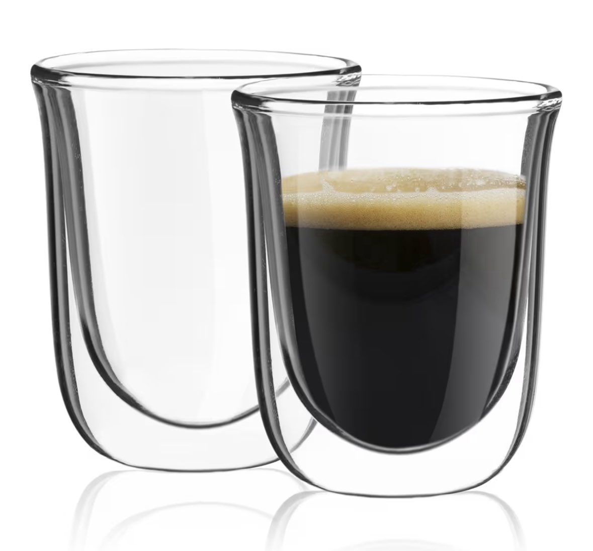 65% off JoyJolt Javaah Double Walled Espresso Glasses ☕️ no code needed! 
go.lindsayann.io/amzn/T50Zjk #ad