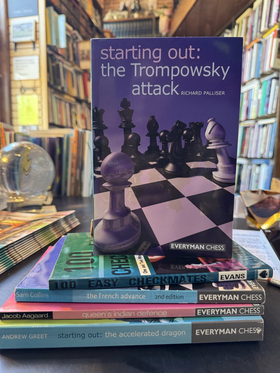Chess ♟️ books available at Broad Street Books 📚 in Branchville, New Jersey 📍 to empower your long term thinking and critical thinking skills 🧠 
#chessbooks #investments #broadstreetbooks #SaturdayVibes