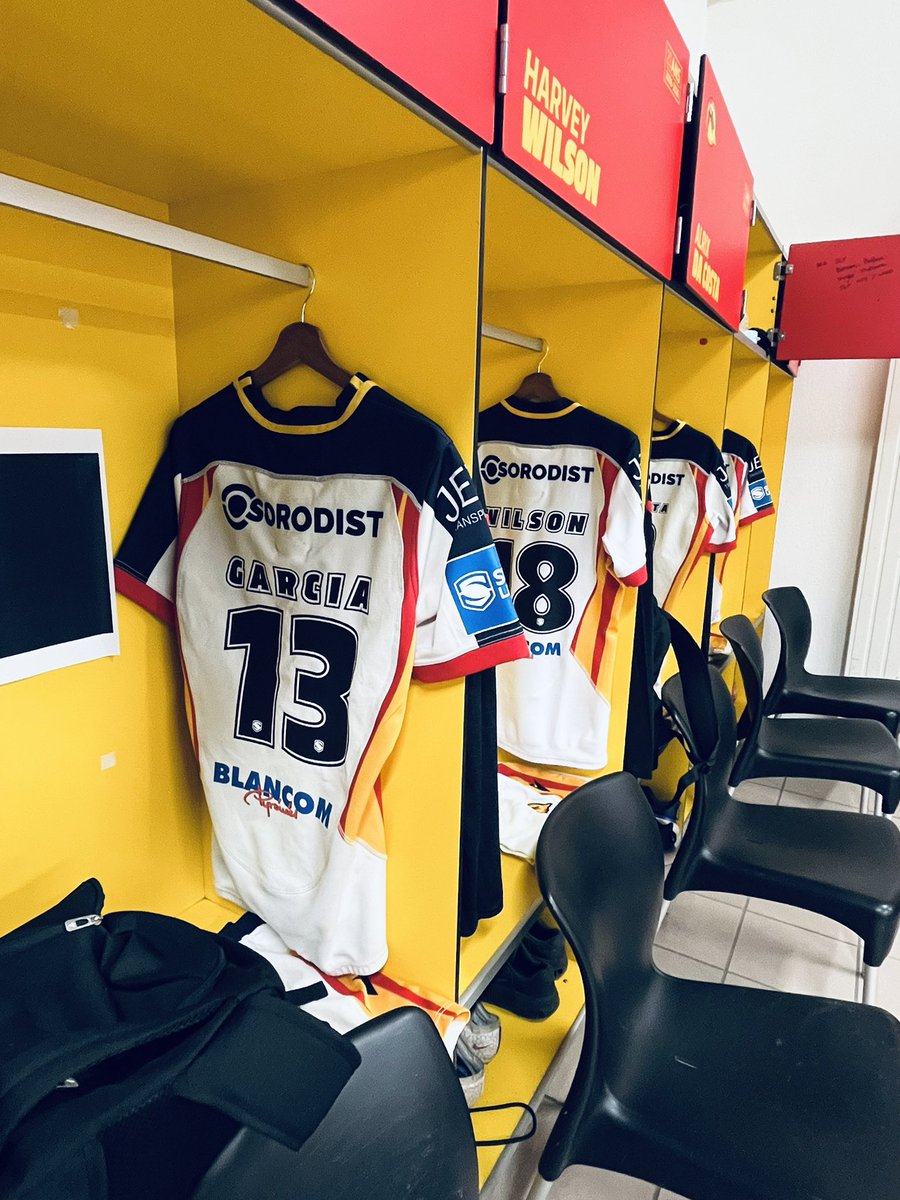 Le vestiaire est prêt ✅