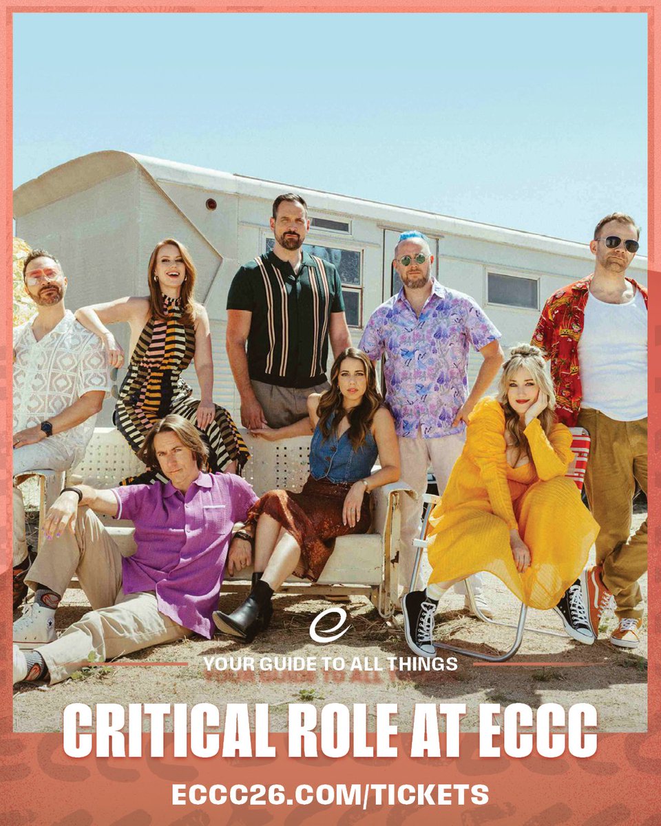 emeraldcitycon's tweet photo. Answer the call of Exandria at ECCC! 🎲 There's a lot of adventures spread out over the weekend for you to enjoy! Meet the cast of Critical Role, &amp; experience Adventures in Exandria: Live on the Main Stage Sunday March 8 at 11:00 AM

Artist Alley is powered by Webtoon. https://t.co/40J8LglJzQ