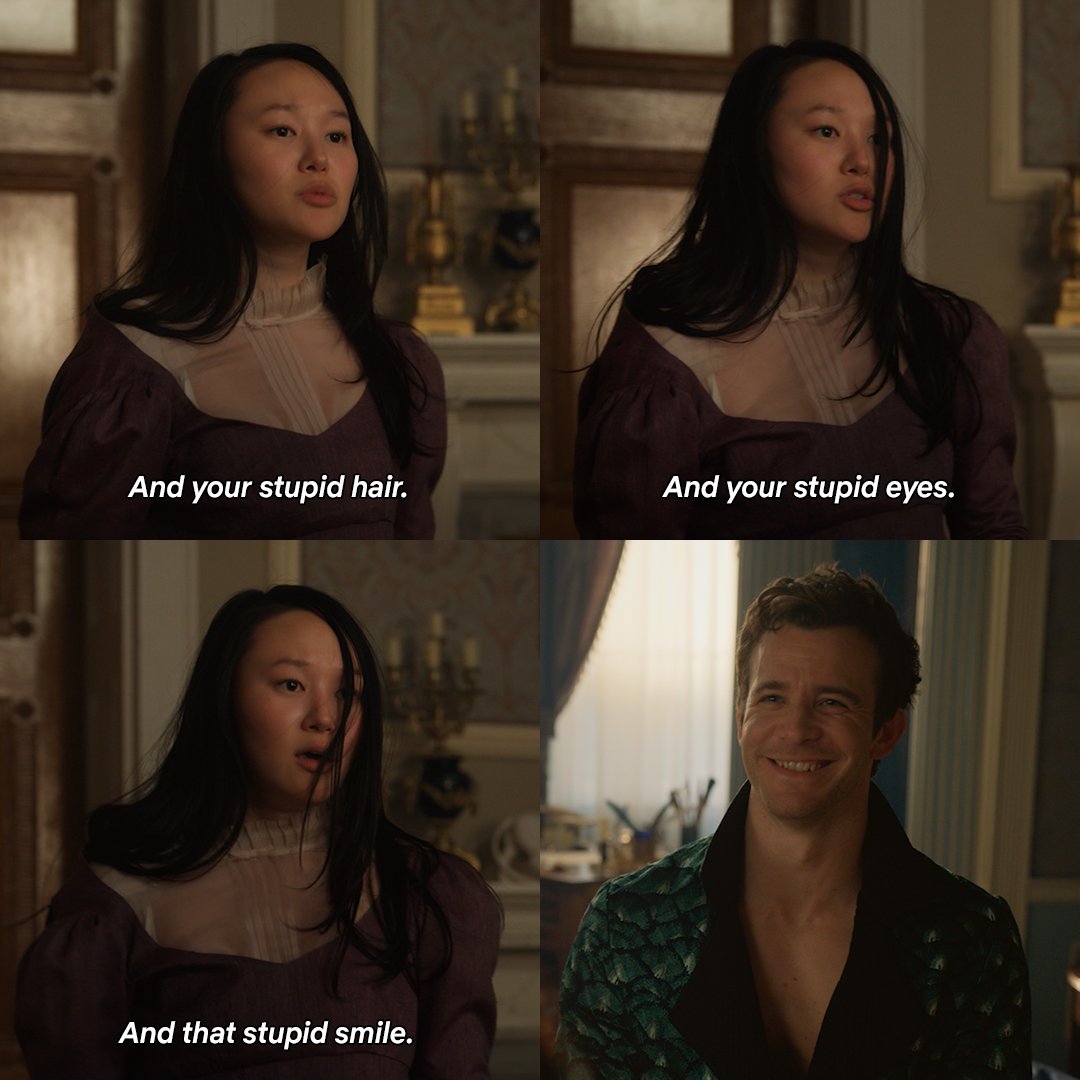 STUPID hair! STUPID eyes! STUPID smile!