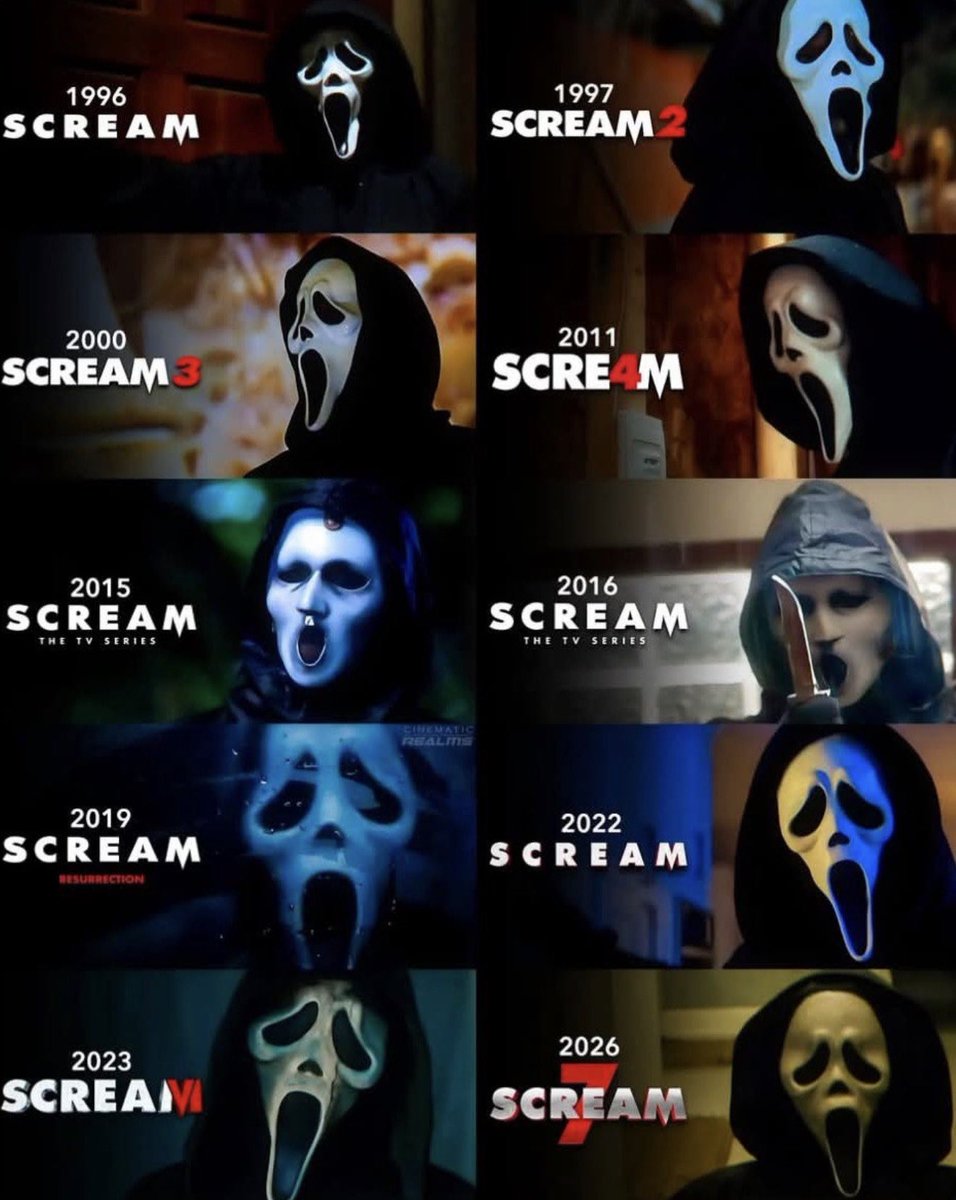 30 years of <a href="/ScreamMovies/">Scream</a>.