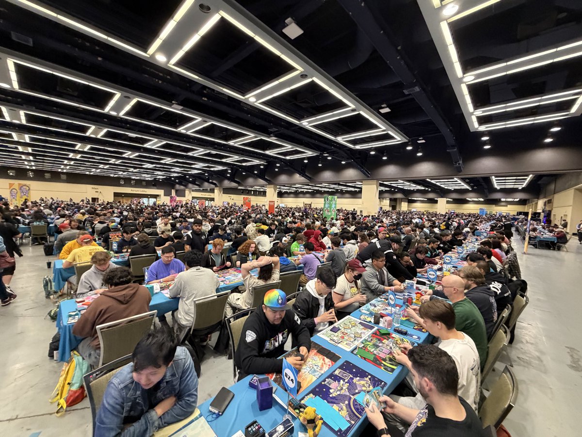 A day after Pokémon Day we’ve kicked off the Seattle regional over 3,000 players across the TCG, VGC, and GO! Thanks for continuing to support events and creating a great community! #PlayPokemon
