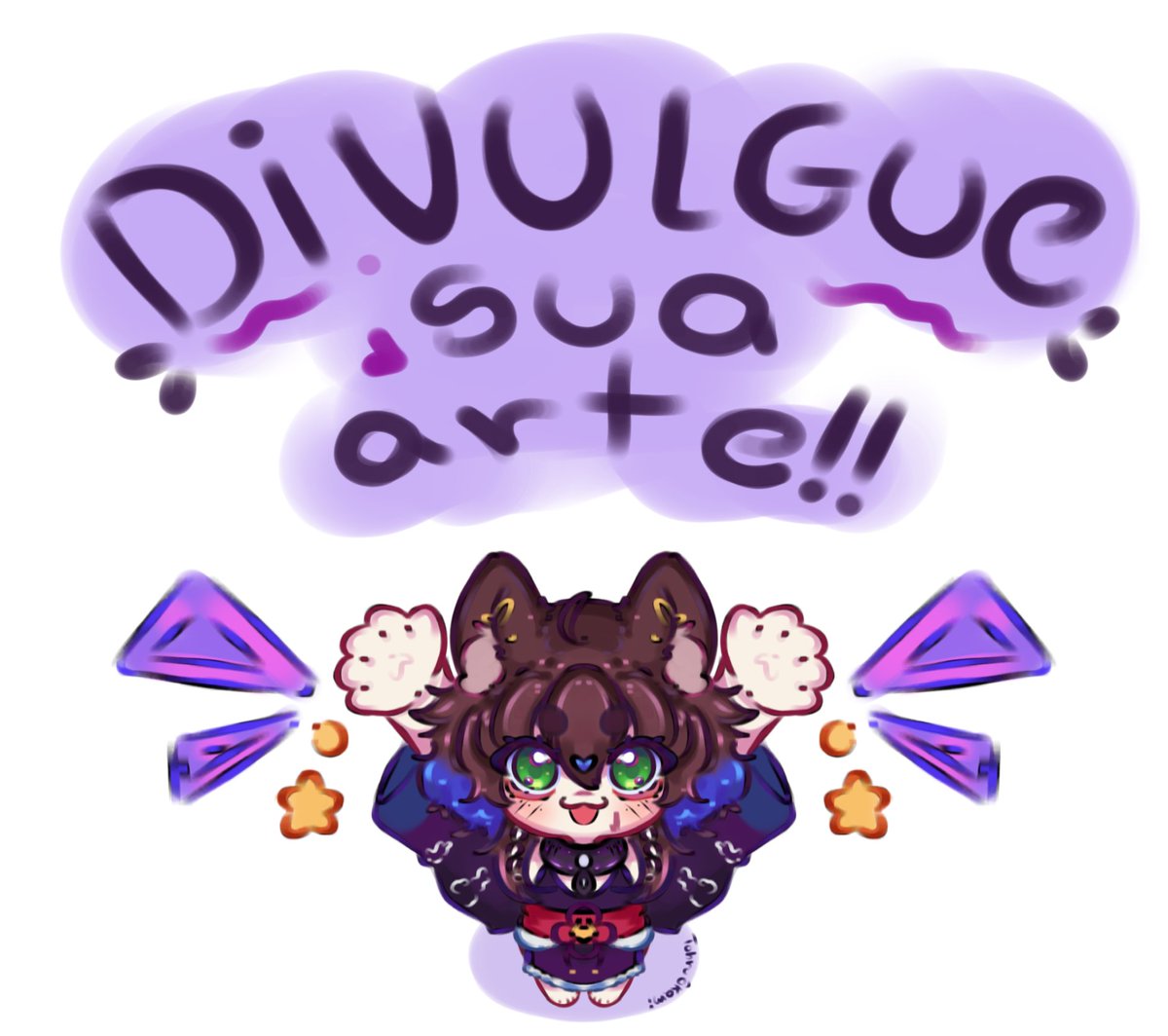 Estou ocupada com as comissões então mostre seus desenhos pra mim

DIVULGUE SUA ARTE!!!! 🌷🐾
❤+🔄: para ajudar hehe

regras:
• SEM IA (PROIBIDO)
• NSFW liberado ( com aviso)
• Conheça novos artistas 🎨 
• Seja gentil com os artistas 
• Marque ou apoie seus amigos artistas