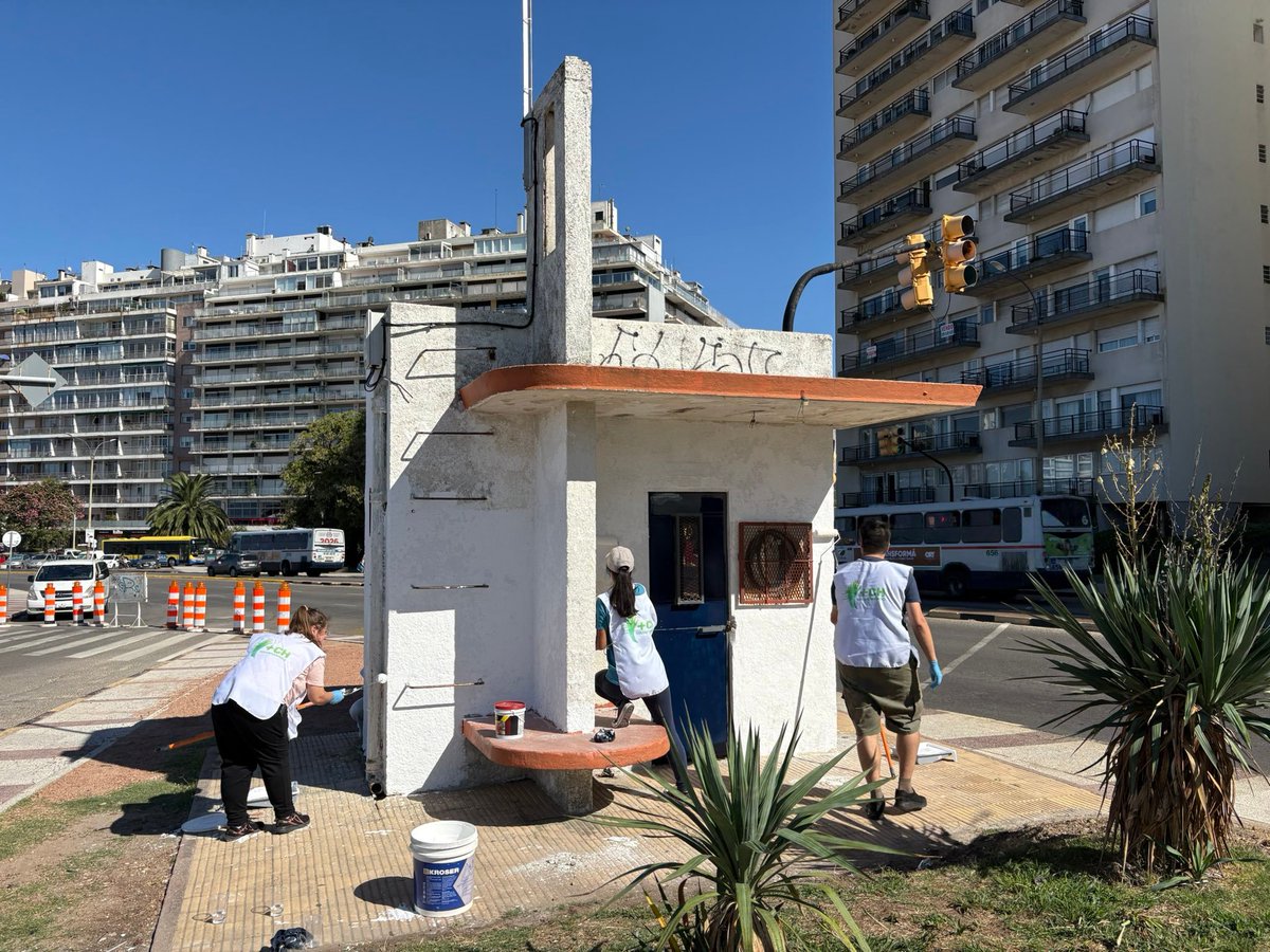 amanghini's tweet photo. monoambiente restaurado en pocitos increibles vistas a pasitos de la rambla frente con jardin tropical y escalera hacia la azotea $32.000 mas gastos comunes se acepta garantia anda https://t.co/paTduHepXG