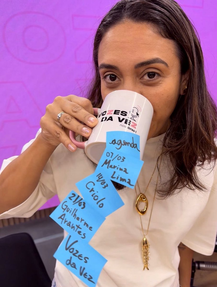 Próximo sábado, às 8h, estreia a NOVA temporada do VOZES DA VEZ, meu programa de entrevistas musicais transmitido pela <a href="/novabrasilfm/">Novabrasil</a> 📻