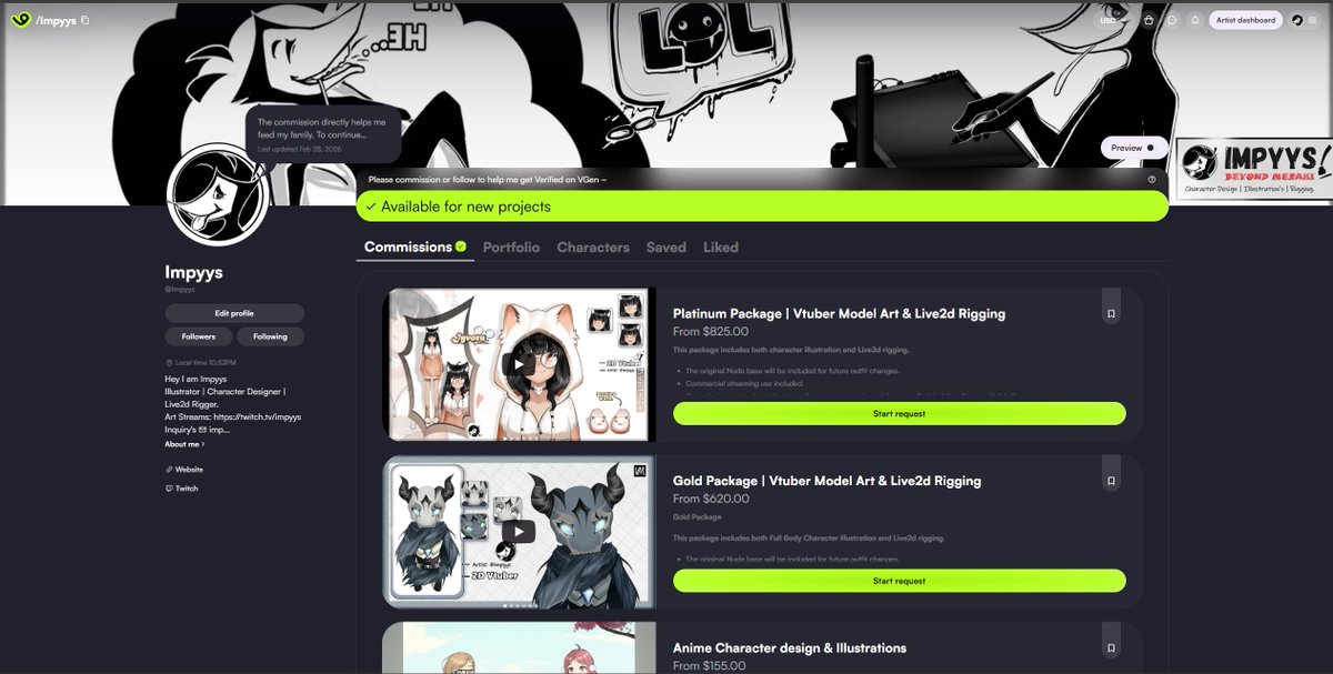 Impyys | VGenOpen tweet media