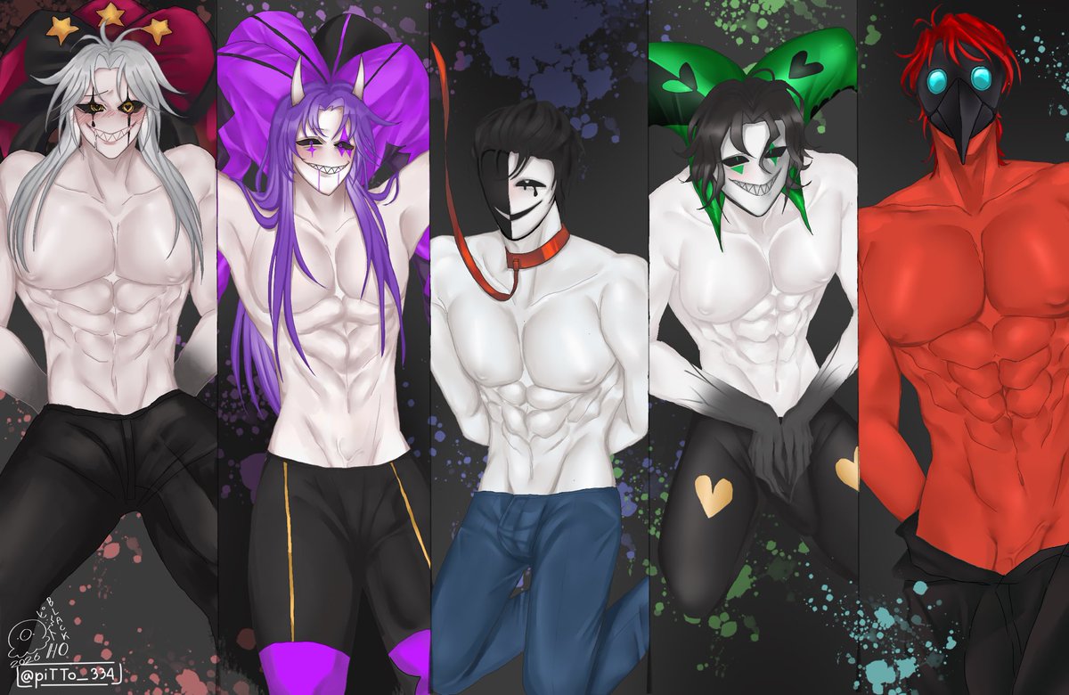 piTTo_334's tweet photo. I've changed my mind about tying them up. Have a good night.🙂↕️ #tfc #pierrottfc #jaster #tickettaker #Harlequin #doctortfc #thefreakcircus #thefreakcircusdoctor #fyp https://t.co/1ky9r0fN0i