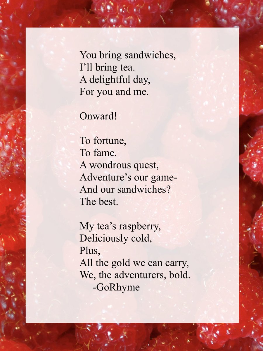 GoRhyming's tweet image. #vss365 #quest #poetry