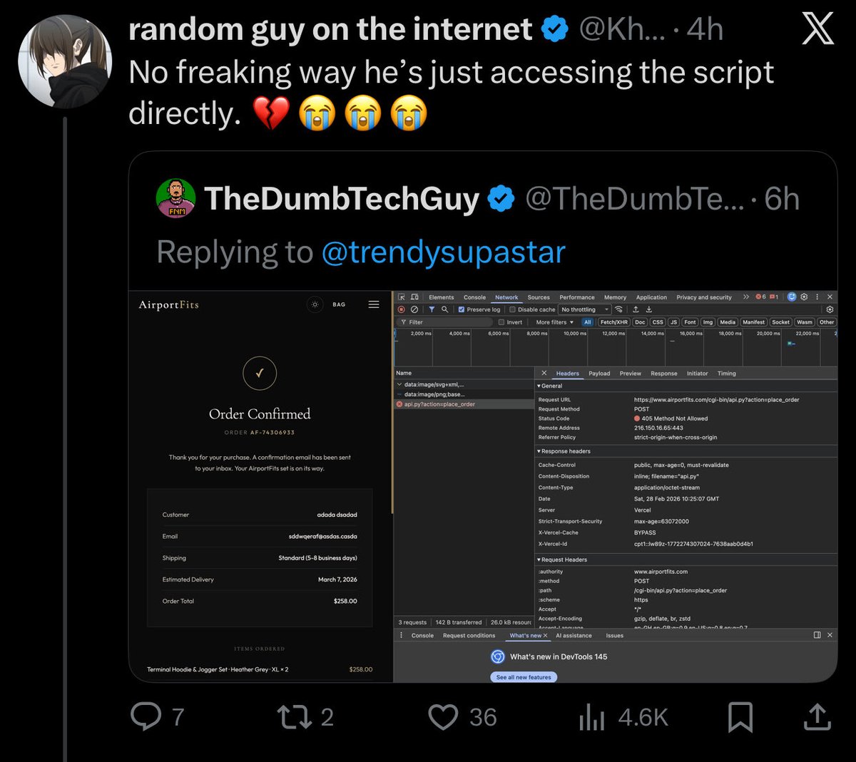 random guy on the internet tweet media